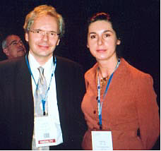Dr Anna Modelska-Ziółkiewicz i dr Christophe de Jaeger, prezydent Francuskiego Stowarzyszenia Medycyny Anti-Aging oraz dyrektor Europejskiego Instytutu Starzenia