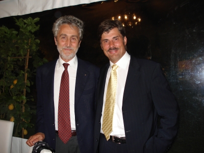Profesor Michele Roberto i dr Jerzy Kolasiński