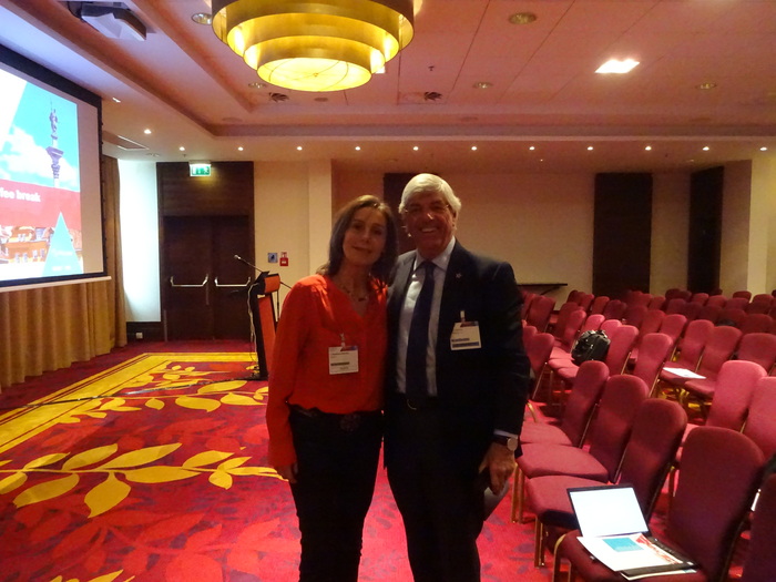 Dr Anna Modelska-Ziółkiewicz i Profesor Frans Debruyne z Holandii – główny organizator Symposium